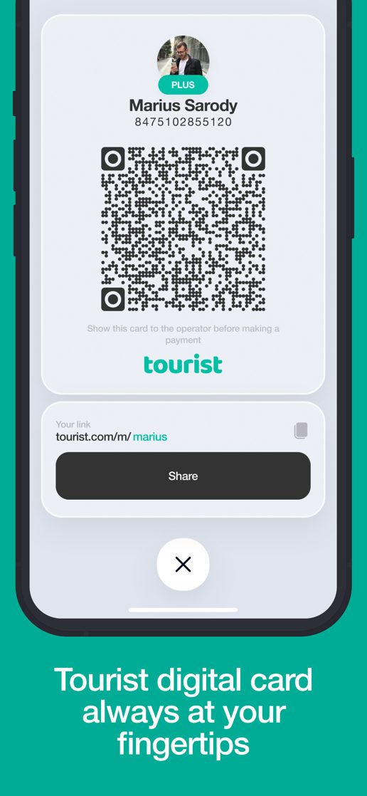Captura de la app Tourist 4
